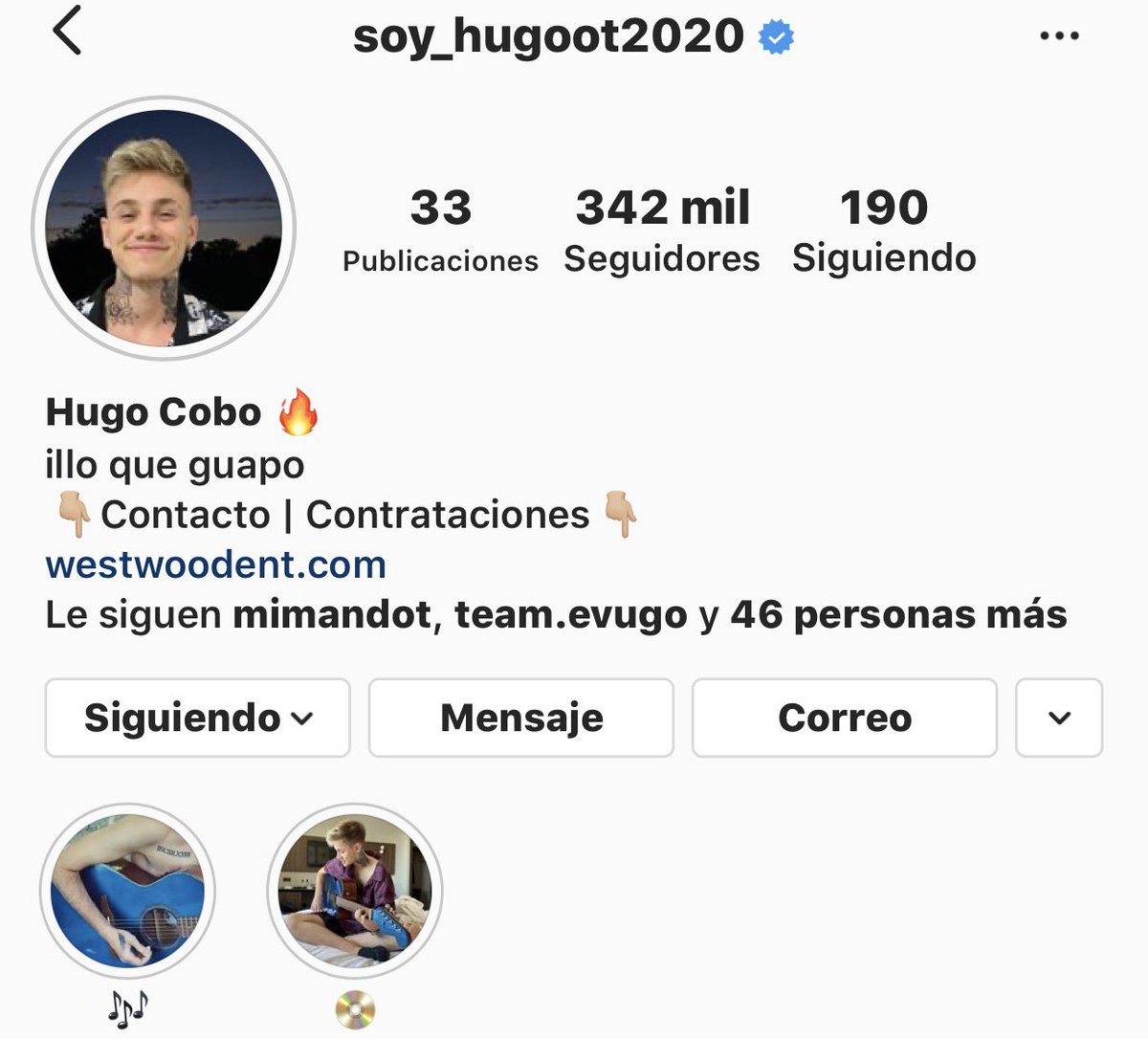 newshugocobo's tweet photo. 📸 Hugo ha actualizado su perfil🤘🏼 https://t.co/TvG3HCBCVR