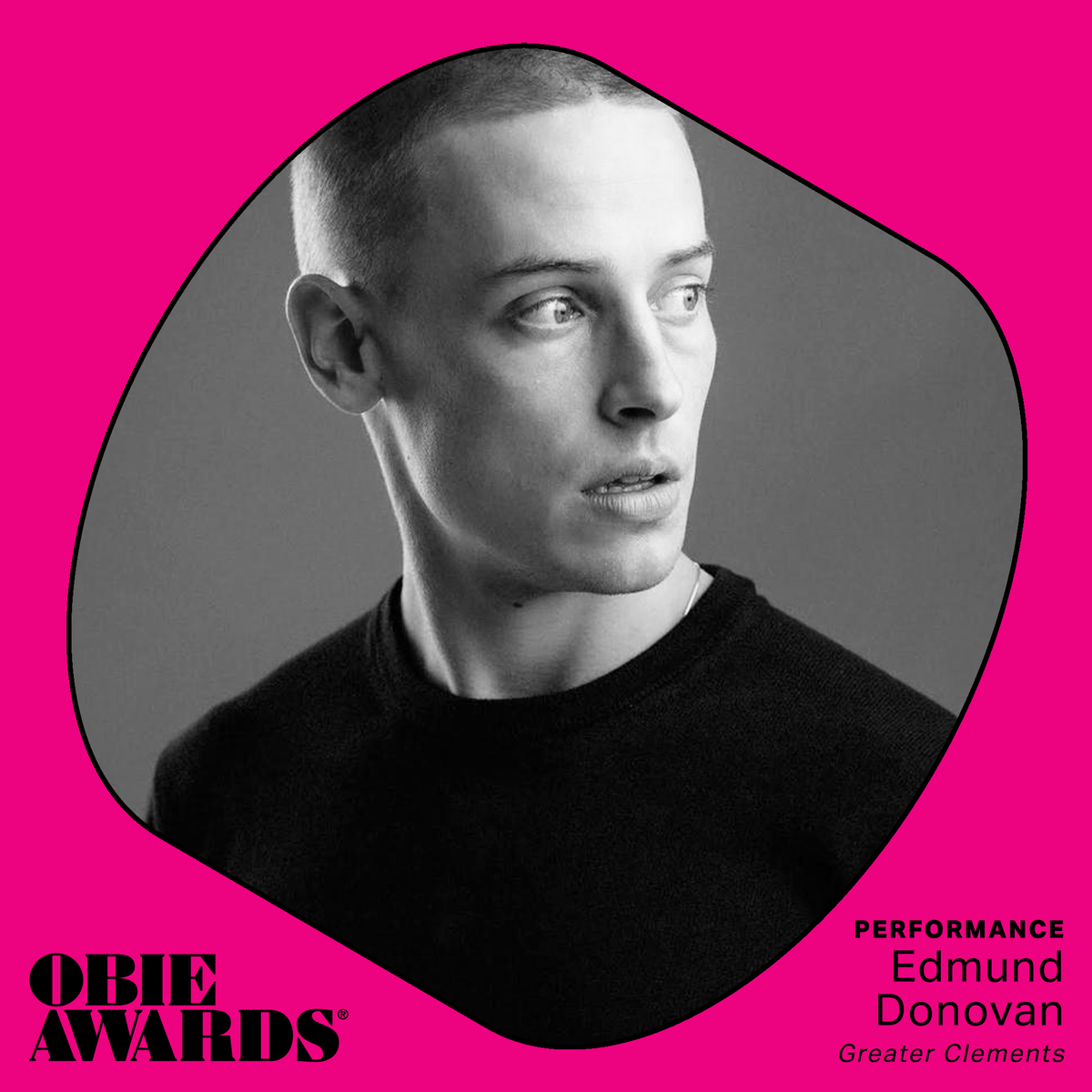 obieawards's tweet photo. For his sensitive, yet monumental performance as Joe Bunker in GREATER CLEMENTS, the judges have awarded an Obie to EDMUND DONOVAN. #ObieAwards @LCTheater https://t.co/PupGIO7QuK https://t.co/qijns9C113