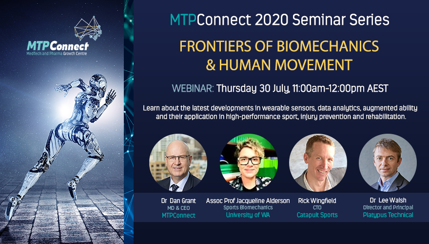 We are excited to announce our next webinar on 30 July will focus on ‘Frontiers of Biomechanics &amp; Human Movement’ w speakers, <a href="/uwanews/">UWA</a> A/Prof Jacqueline Alderson, <a href="/PlatypusTechAU/">Platypus Technical</a> Dr Lee Walsh, <a href="/catapultsports/">Catapult</a> <a href="/rick_wingfield/">Rick Wingfield</a> &amp; <a href="/DrDanGrant/">Dan Grant</a> - register today mtpconnect.org.au/Story?Action=V…
