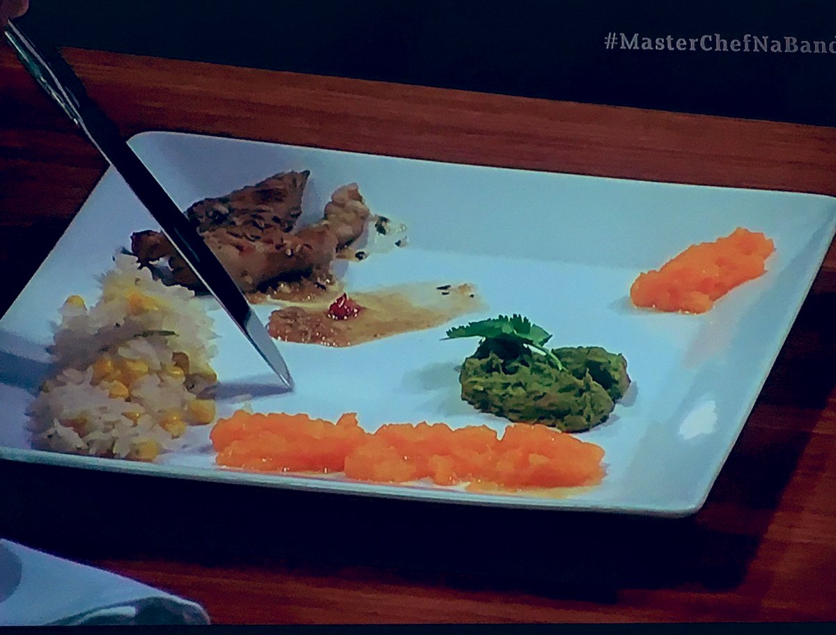 Prato da Cecilia obedeceu o distanciamento social #MasterChefnaBand #MasterChefBR