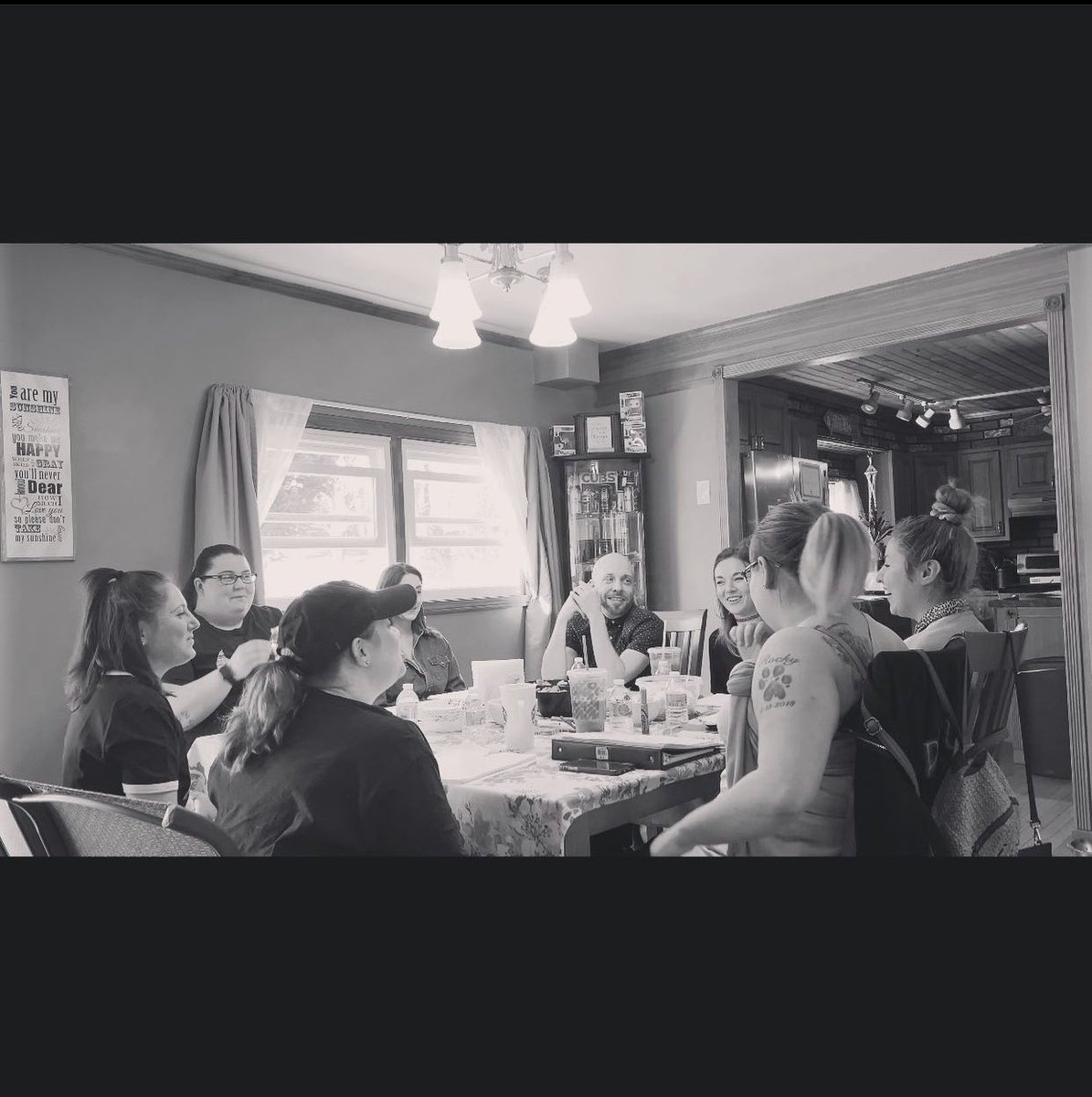 suddenshockfilm's tweet photo. Before COVID happened we had our first table read on 3/8/2020. I love these people https://t.co/uJ8iUm9GAc