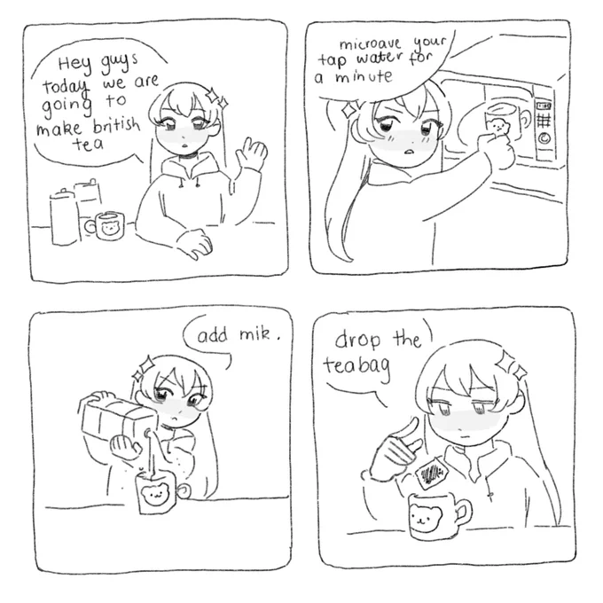 everyone wanted to see hikari make british tea 