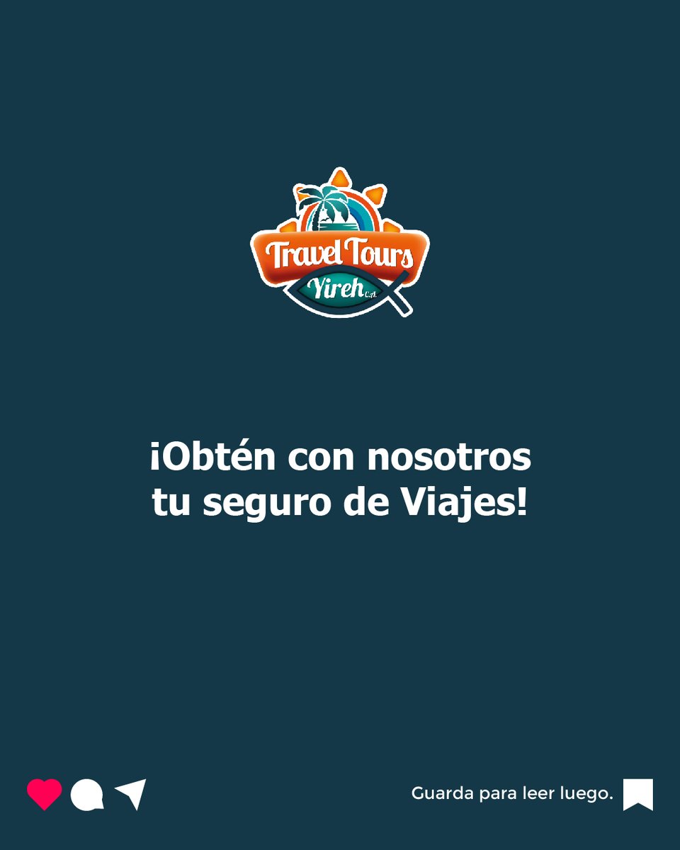 ToursYireh's tweet photo. ¿Estás fuera del país y no tienes seguro?

La póliza de assist Card te permite estar protegido siempre y en cualquier lugar, incluso ante el Covid-19. ¡Obtén tu #SeguroDeViajes!

 Viaja seguro #InvierteEnTuComodidad https://t.co/SO9C18wdIz