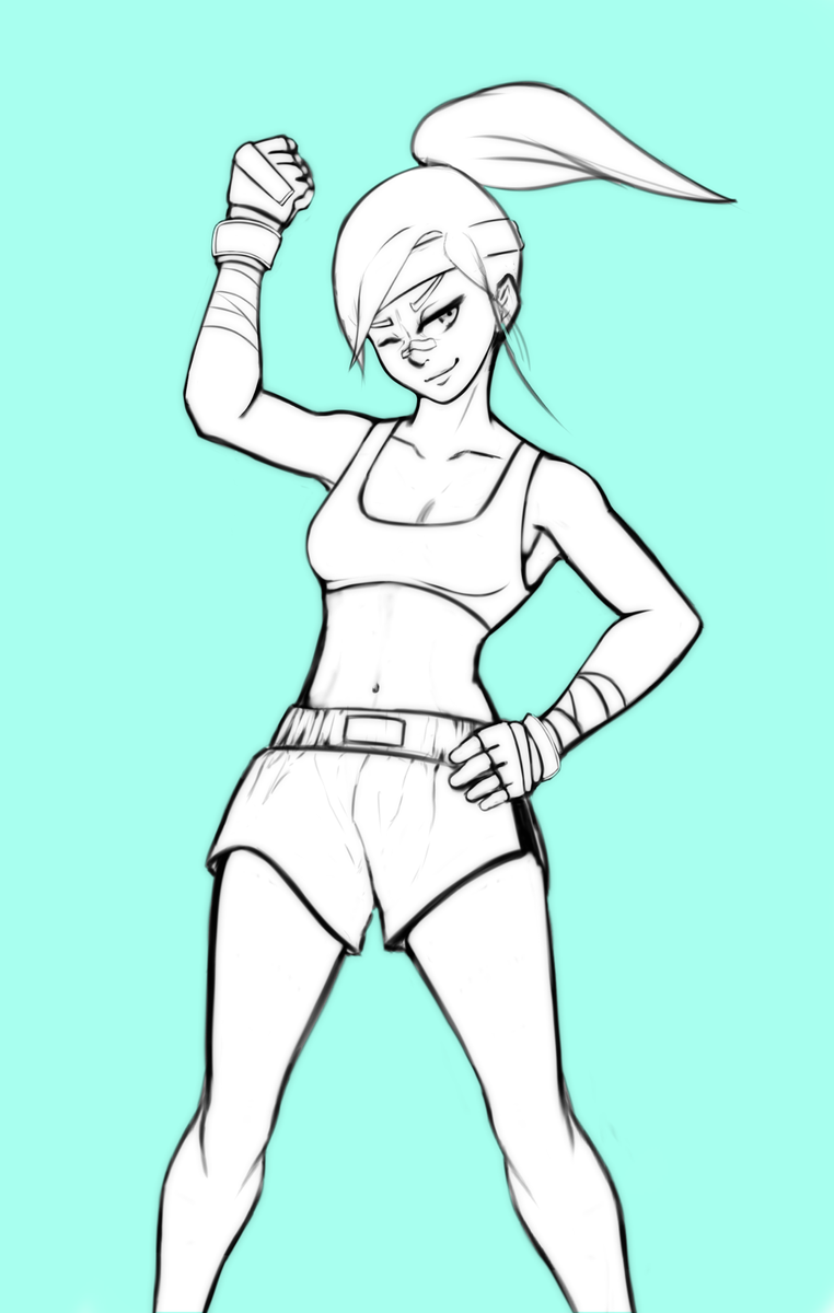 CeleryDraws's tweet photo. Fighter https://t.co/q8UdmIvasX