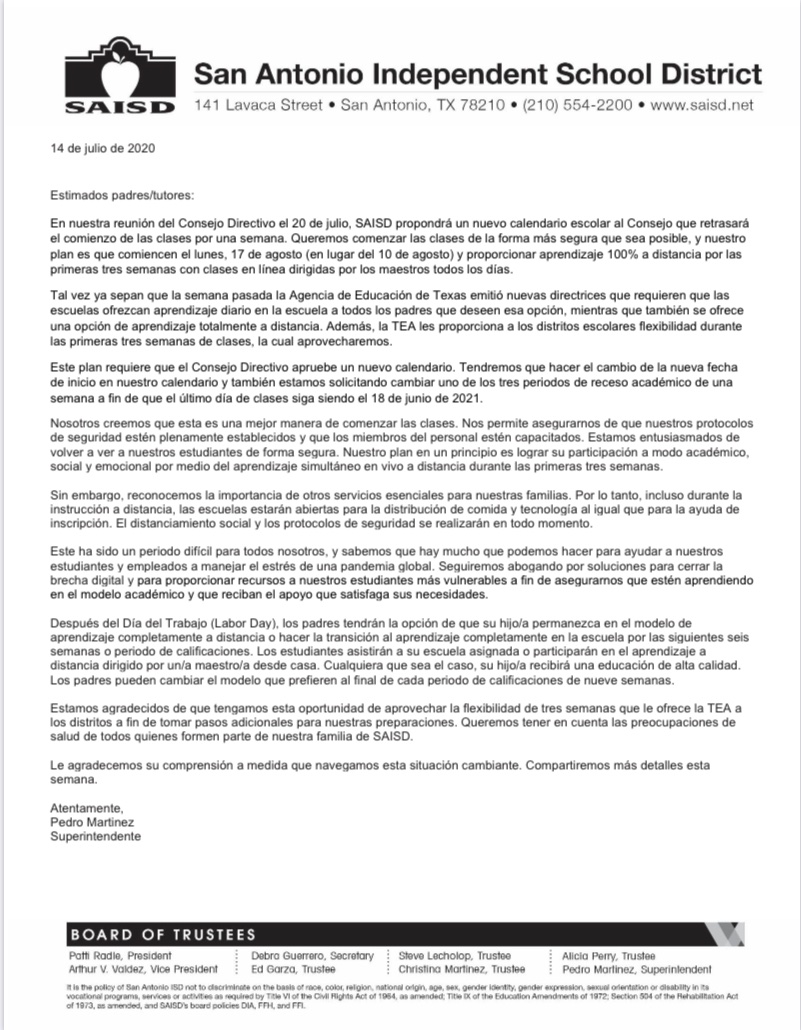 Jefferson Ib World School On Twitter Mustang Family Please Review The Follow Letter From Superintendent Martinez Over The Recent Developments For The Upcoming School Year We Will Continue To Communicate With Families calendario julio 1973
