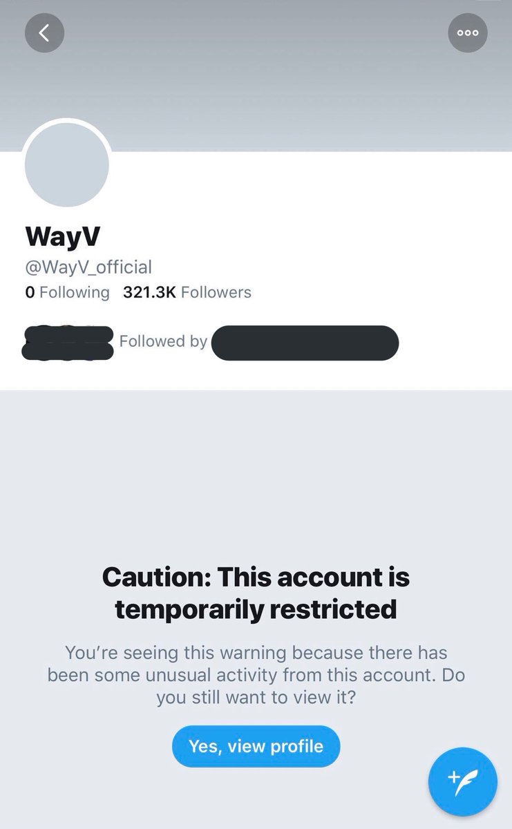 wayvs twitter account getting restricted