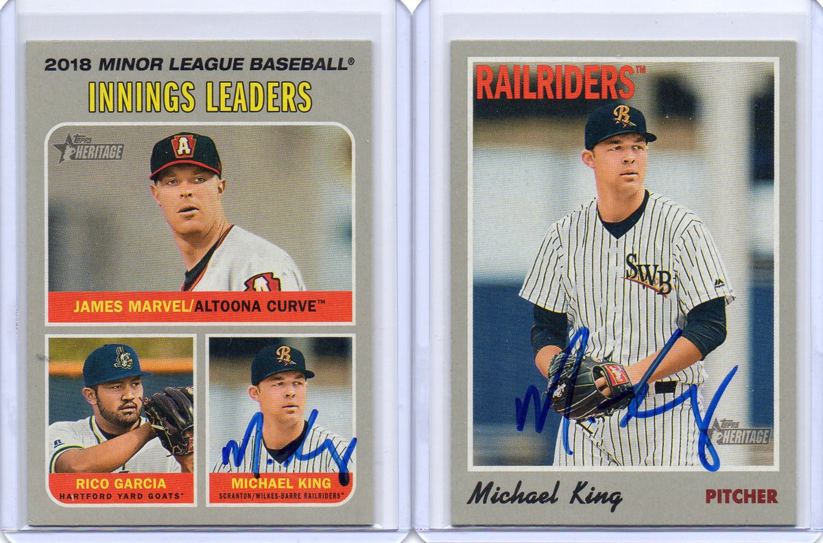 Michael King Topps Heritage minors