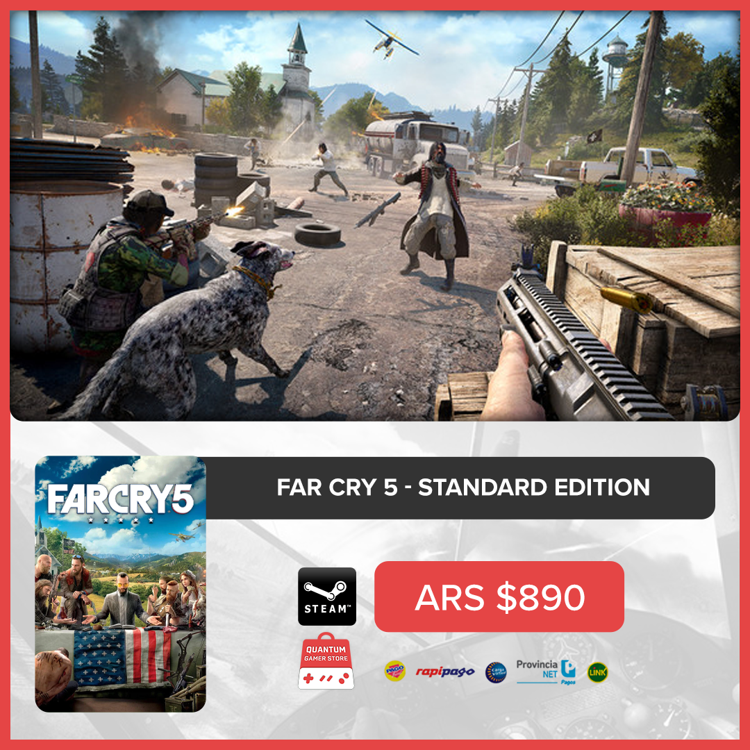 QuantumGamerSto's tweet photo. 🐕‍🦺 No dejes solo a tu mejor amigo!
 🔪 Far Cry 5 - Standard Edition - Precio Final $890
🛒 Para realizar tu compra envía en mensaje privado.
🔐 Compra protegida por el sistema de Mercado Pago
⏱ Precio disponible hasta las 23:30 del Domingo 19/07/20

#farcry5 #ubisoft #gamershop https://t.co/PPeWgJftYR