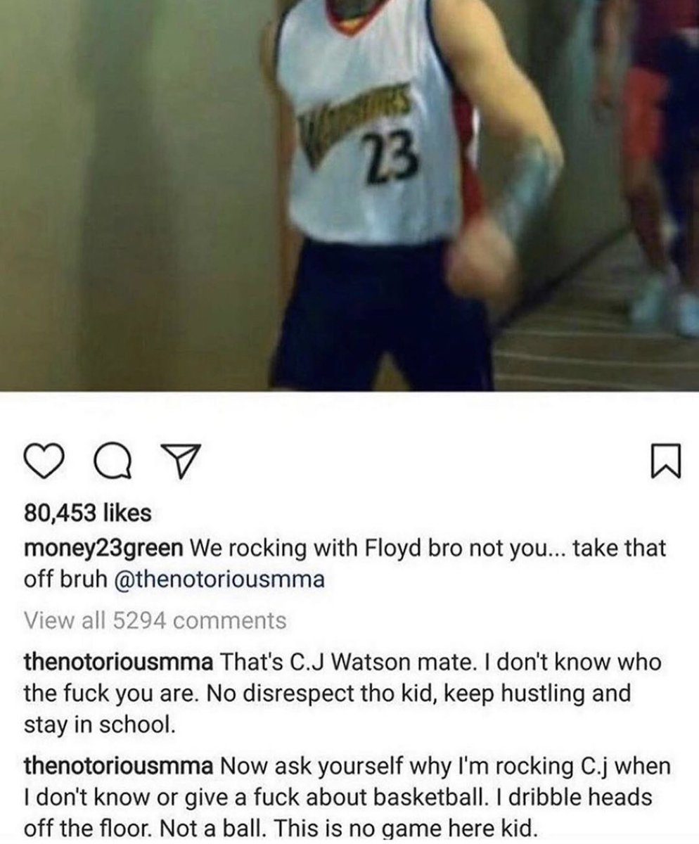 TheHoopsAlerts's tweet image. Never forget when Conor McGregor ended Draymond Green 💀