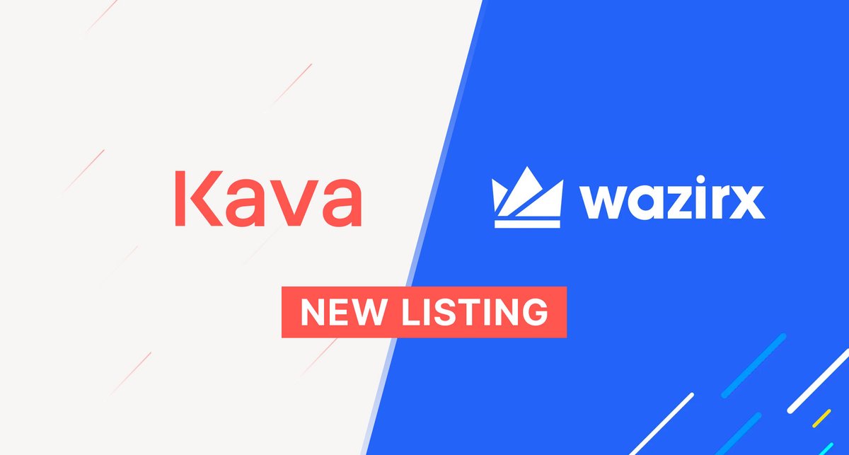 KAVA_CHAIN's tweet photo. WazirX has listed $KAVA!

#KAVA is now available in India. 🇮🇳

@WazirXIndia, a @Binance company, holds the size and scale that Indian users need. https://t.co/B8rrK5ILmF