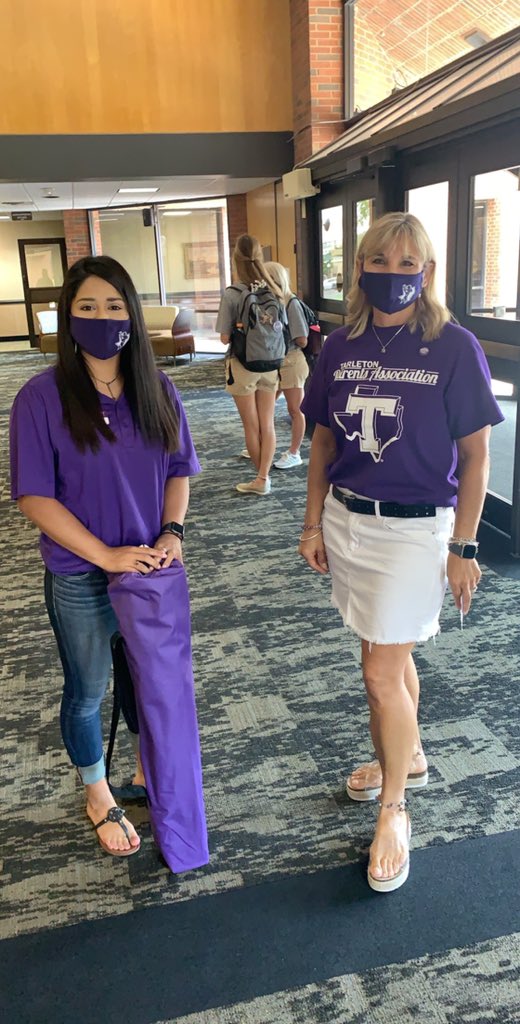 LathesTowns's tweet photo. #COVID-19 #Safe #SocialDistancing #FirstEver #ClassOf2024 #TarletonOrientation is in the books! https://t.co/CrCneIR912