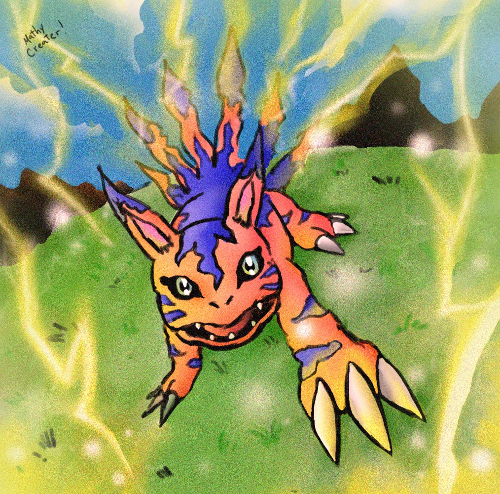 mathycreater's tweet photo. Oi, eu sou Matheus, estudo desenvolvimento de sistemas e gosto de desenhar HQ's e programar jogos. Comecei a pouco tempo a divulgar minhas artes no twitter :) #NobodyArtistClub #NobodysArtistClub #digimon https://t.co/j93NIchHMc