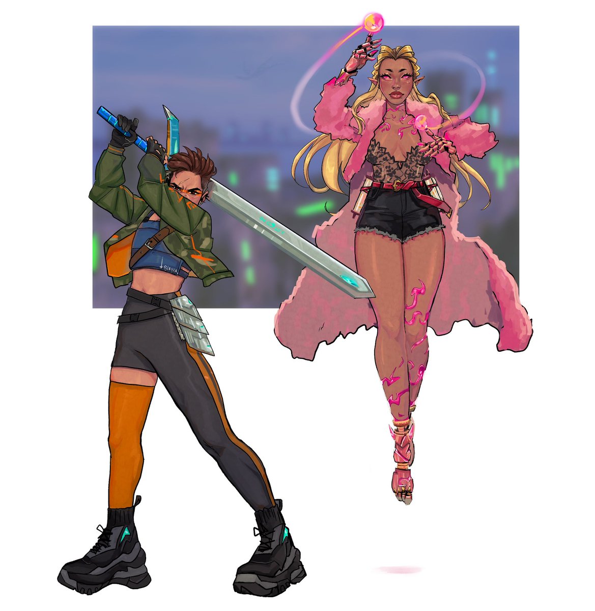 #PortfolioDay ?I'm Amee? I'm an Australian artist and I currently work in games! Though I've done comic work and animation too - I'll be looking for work in October โจ
? intotheameewoods@gmail.com
? https://t.co/BdPmJZw64o
? https://t.co/kBeLT4e4Sf