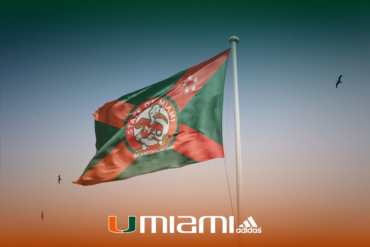 CanesHooligan's tweet photo. STATE OF MIAMI!!🟠🙌🏽🟢🏝🏈
#espn #StateOfMiami #ItsAllAboutTheU #MiamiHurricanes #GoCanes #TheU #ItsAllBoutTheU #CanesFootball #TurnoverChain #Swagger #FastUPhysical #2Rings1chain #Time2Sh1ne https://t.co/Zw5rff8G5Y