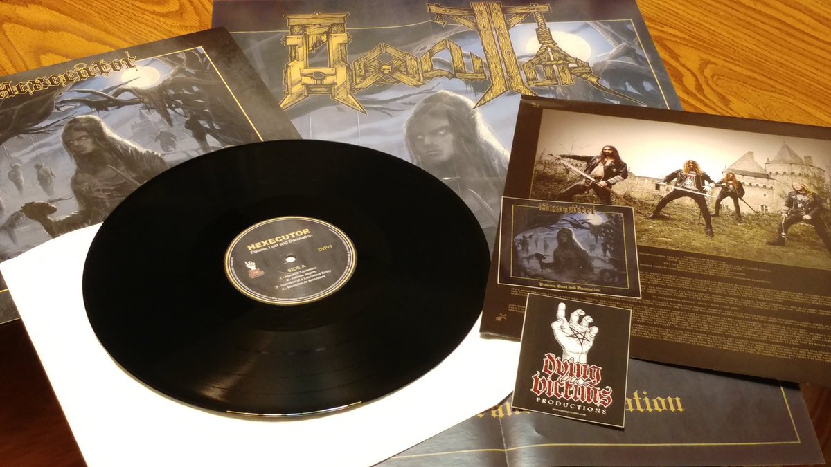 UniqueHiFi's tweet photo. @Adracom @cultmetalflix @KManriffs @HellionSocMedia @SabreHess @LFCMFighter @yorkiewicz @Savagesheepy @demNuts3 @Canyoudigit73 The debut. #HEXECUTOR #vinyl https://t.co/wI6nntZqnL