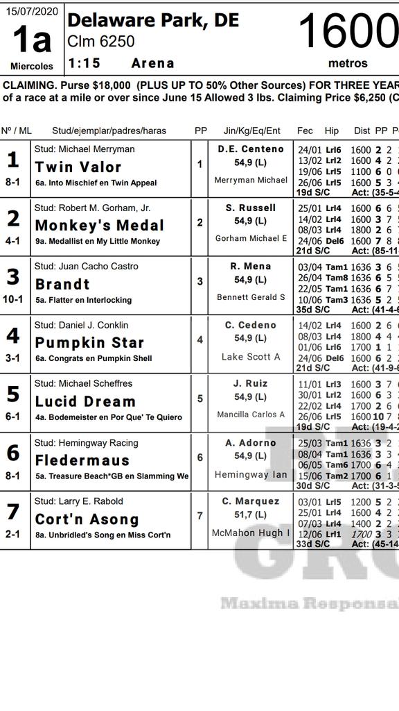 fastmaracucho's tweet photo. #Hipismo bueno señores READY las marcas para mañana #Miercoles más de 10 #Informaciones para el día en las carreras #Americanas 🇺🇸✍
#GulfstreamPark
#Delawer
#Indiana
#ParxRacing
#ThistleDown
#CanterBury
#PenNational
#Evangeline
#Mountaineer
#DeltaDown
#LouisinaDown https://t.co/ubk3DeSx2B