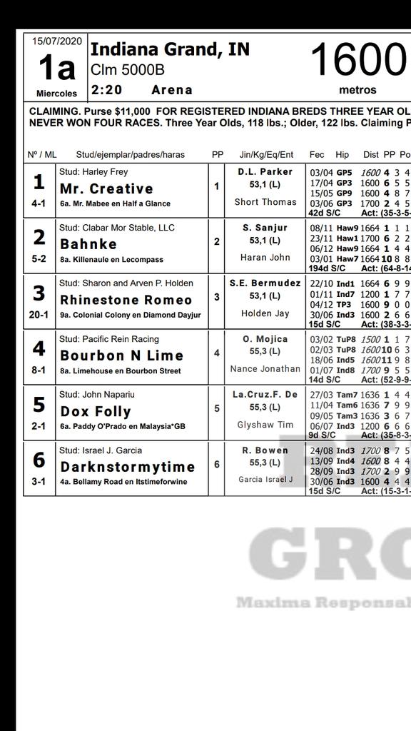 fastmaracucho's tweet photo. #Hipismo bueno señores READY las marcas para mañana #Miercoles más de 10 #Informaciones para el día en las carreras #Americanas 🇺🇸✍
#GulfstreamPark
#Delawer
#Indiana
#ParxRacing
#ThistleDown
#CanterBury
#PenNational
#Evangeline
#Mountaineer
#DeltaDown
#LouisinaDown https://t.co/ubk3DeSx2B