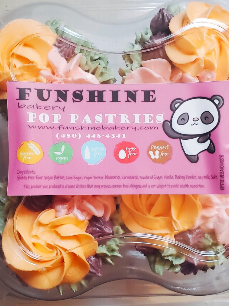 FunshineBakery's tweet photo. 🤔🧐 what is wrong with this picture 🧁? Answer below &amp; win a free item of your choosing on your next local delivery order 🚚🎁 or @mesafarmersmarket buy 👩🏻‍🌾🧑‍🌾 or out-of-state shipment ✈️🚀 #sweettreats #bakedgoods #allergyfriendly #dairyfree #glutenfree  #eggfree #nutfree https://t.co/UvCtsTx9OG