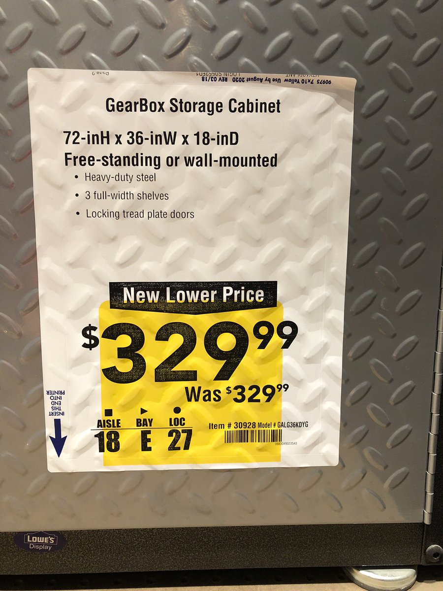 barbkev's tweet photo. Thanks for the great deal, @Lowes! 😂 https://t.co/Djr3dLDPmo