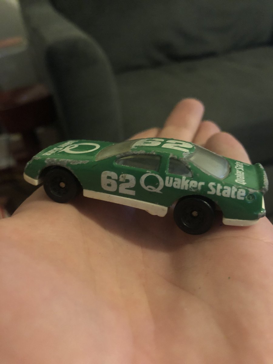 This is one of the first toys I ever got. This was a McDonald’s happy meal give away. 4 yr old me was FRIGGIN PISSED that this wasn’t a Brett Bodine proper number 26. I guess they didn’t want to pay Kenny Bernstein?