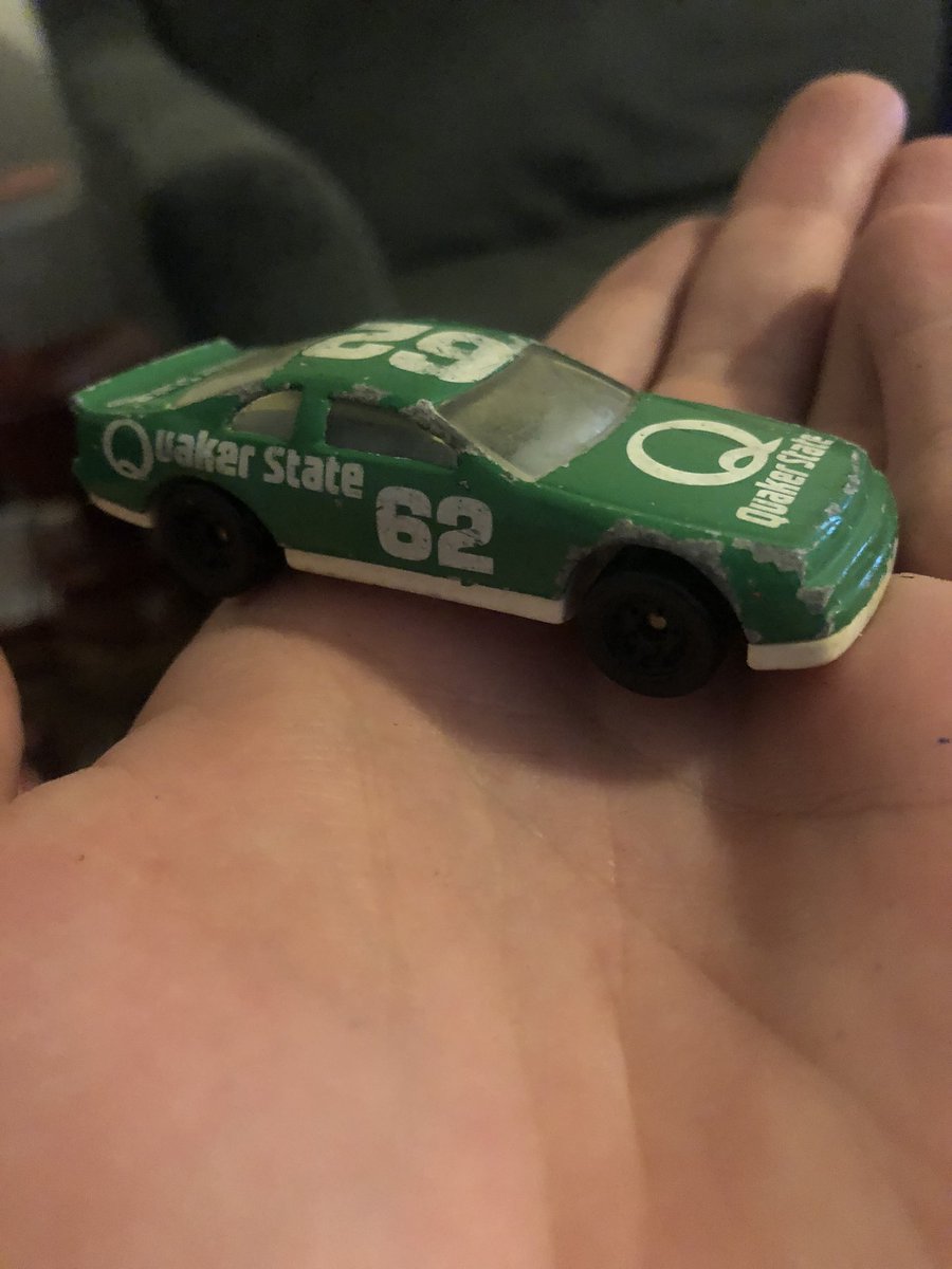 This is one of the first toys I ever got. This was a McDonald’s happy meal give away. 4 yr old me was FRIGGIN PISSED that this wasn’t a Brett Bodine proper number 26. I guess they didn’t want to pay Kenny Bernstein?