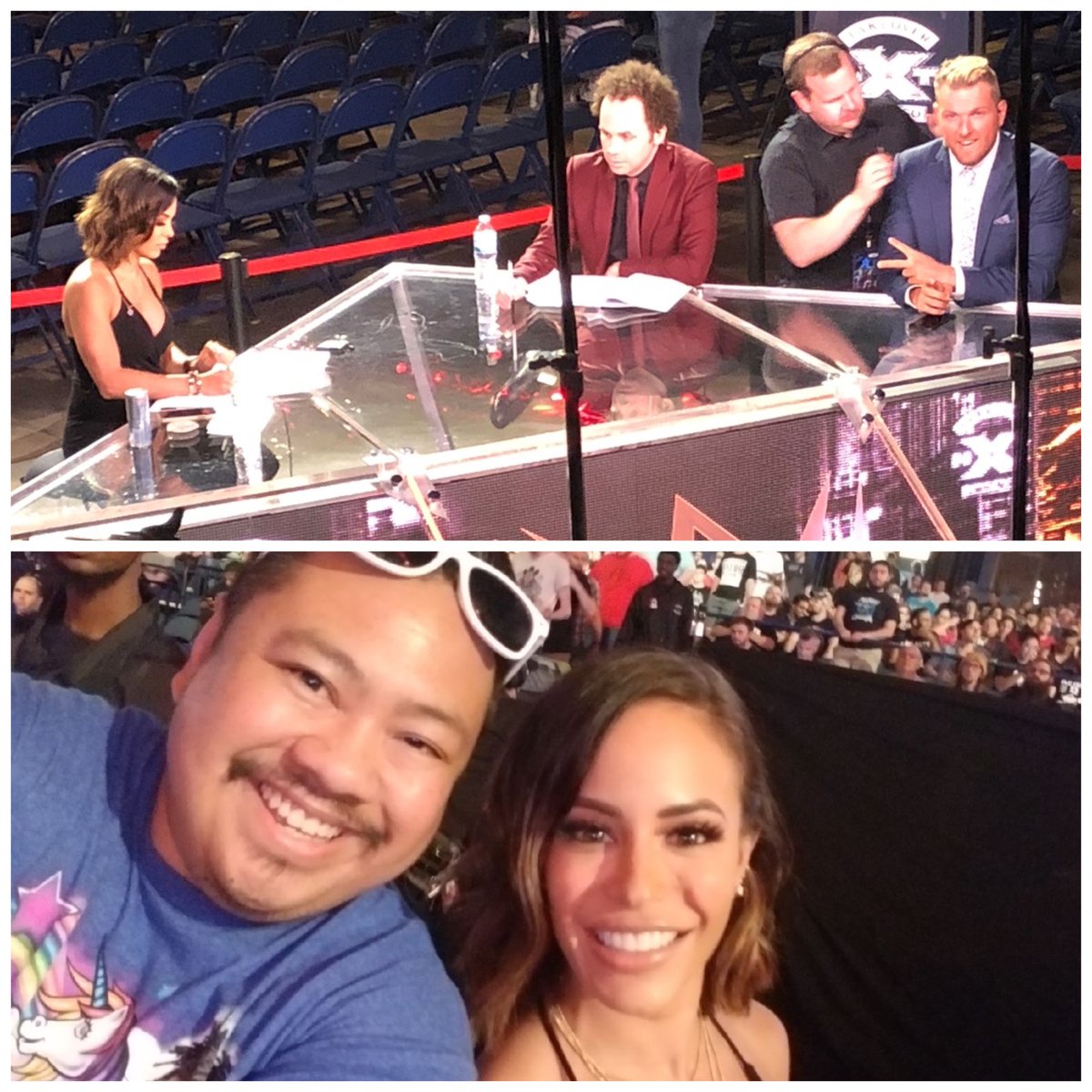 WindyCitySlam's tweet photo. Happy 33rd birthday to @WWE personality @CharlyOnTV!

📸 from @WWENXT TakeOver Chicago 2 in June 2018.

#wrestling #prowrestling #WWE #WWENXT #CharlyCaruso #WrestlingBroadcaster #ESPN #SamRoberts #PatMcAfee #FanSelfie #ChicagoWrestling #NXTTakeOverChicago2 #KickoffShow https://t.co/WeUbiMJYxk