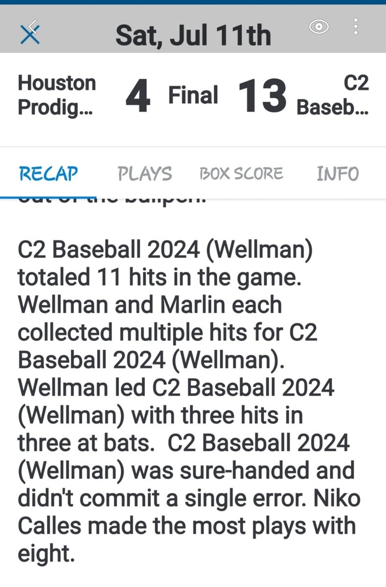 Nik2024713's tweet photo. @C2_Baseball @texpremier https://t.co/ghYCW2zWeC