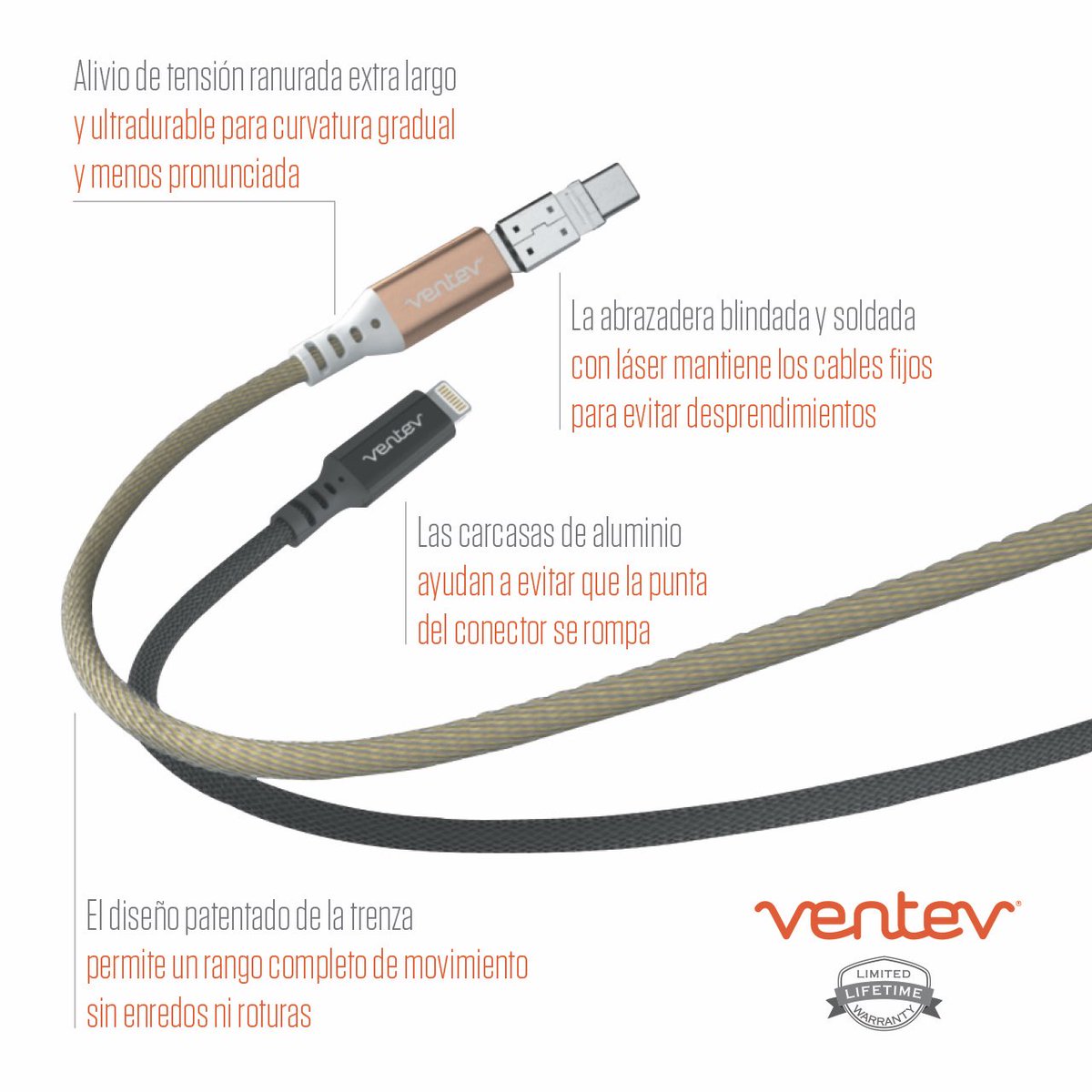 eStarTech's tweet photo. Mantente conectado y carga tus dispositivos con los cables Alloy de #Ventev 📲🔋
#alloy #eStarTech #BeConnected #TeamVentev #cablesresistentes #cablespatentados #mejorescables #cablesreforzados https://t.co/hyBE8xOCmN