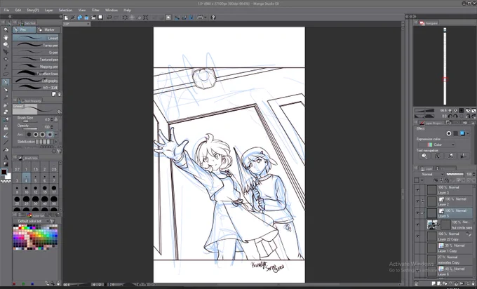 Been working on Doraji Season 2 ep 1 today~ 