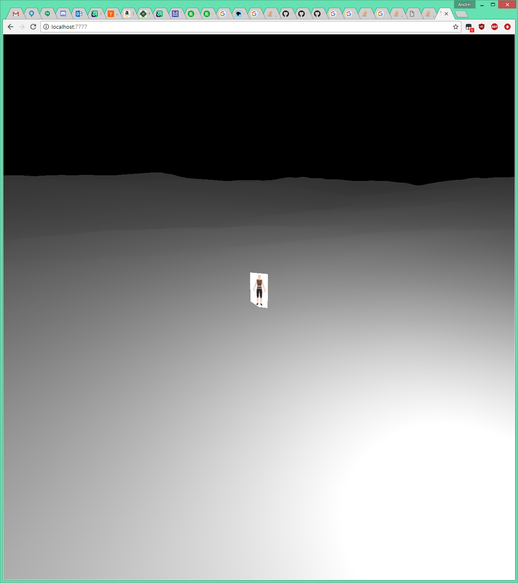 Genfanad's tweet photo. The very first screenshot from when the project started. #Genfanad #gamedev #indiegames https://t.co/PU0rtOuxYU