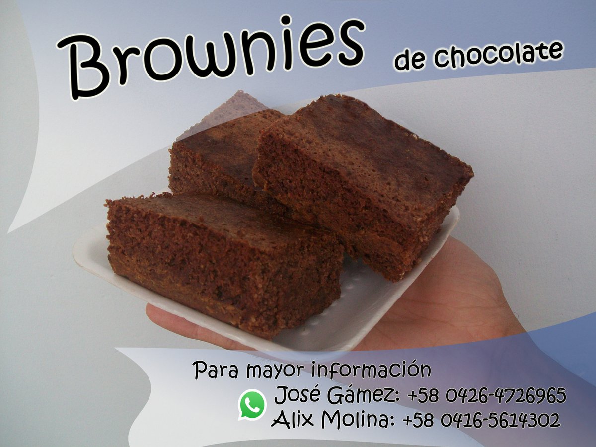JGamez_23's tweet image. Mi esposa y yo ofrecemos estos deliciosos brownies 🤤 hechos con exquisito chocolate (cacao) producido en nuestras tierras tachirenses (cortesía de #TrapicheCacao). Hacemos entregas en Táriba. Nos pueden ayudar también dando RT a esta publicación 😋