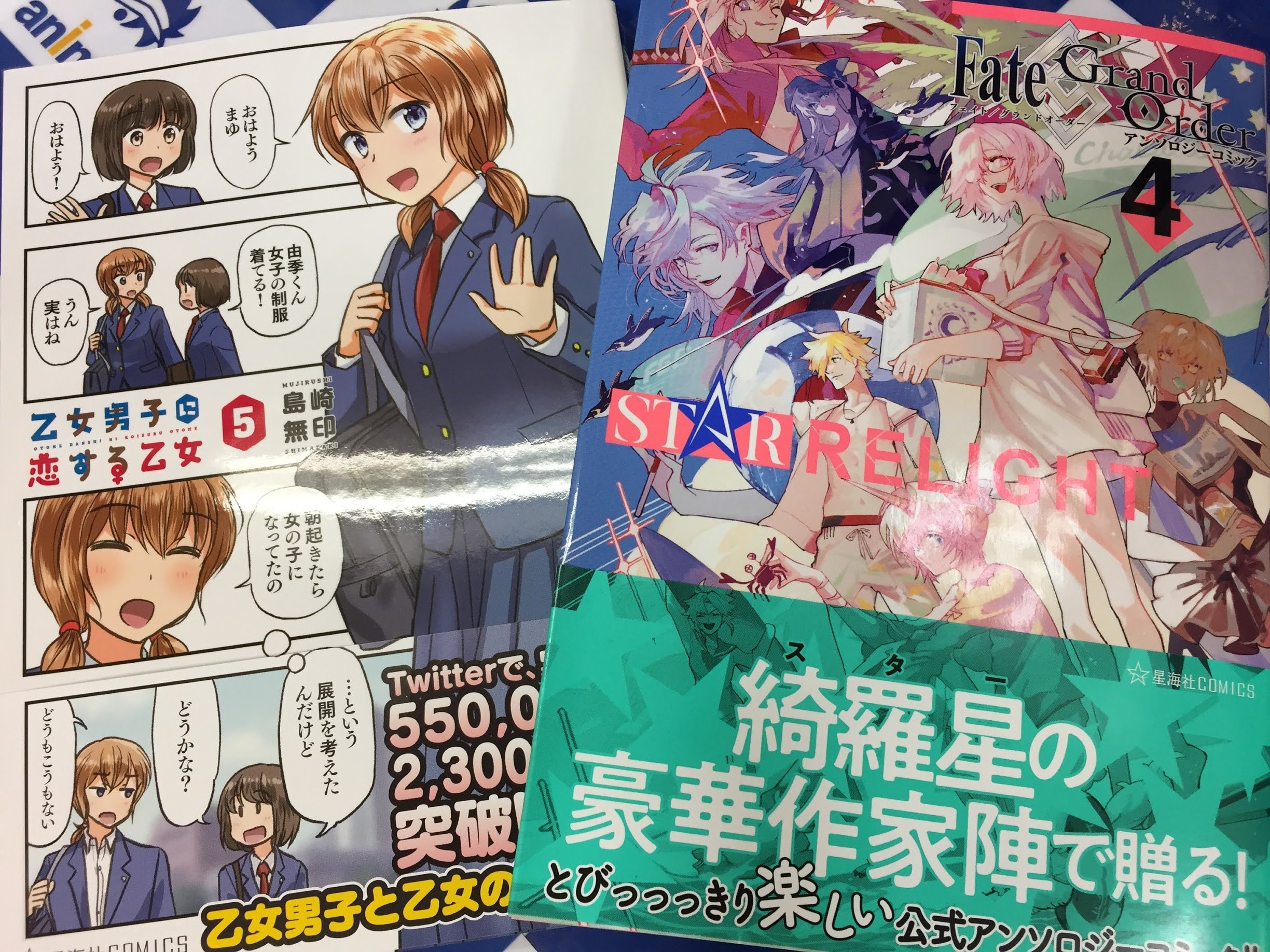 アニメイトイオン米子 アニメイトアプリ好評配信中 お会計時にアプリご提示で 1p アニ米子入荷情報 Fate Grand Order アンソロジーコミック Star Relight 4巻 乙女男子に恋する乙女 5巻 も入荷してるネギーー T Co Jnfwpzvb79