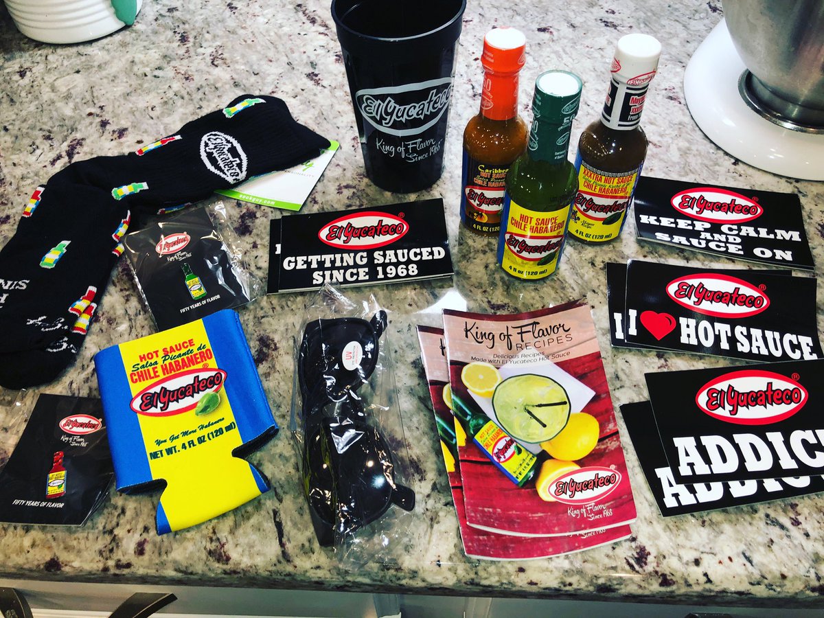 CHMpodcast's tweet photo. El Yucateco give away! CHM Podcast is proud to be sponsored by EL YUCATECO! To enter, do the following:
1. Follow CHM Podcast at Instagram (@chm_podcast) 
2. Share this post and hashtag #KingofFlavor
3. Share 1 of CHM Podcasts episodes with #CHMpodcast &amp; #KingofFlavor https://t.co/3My6MpvcVx
