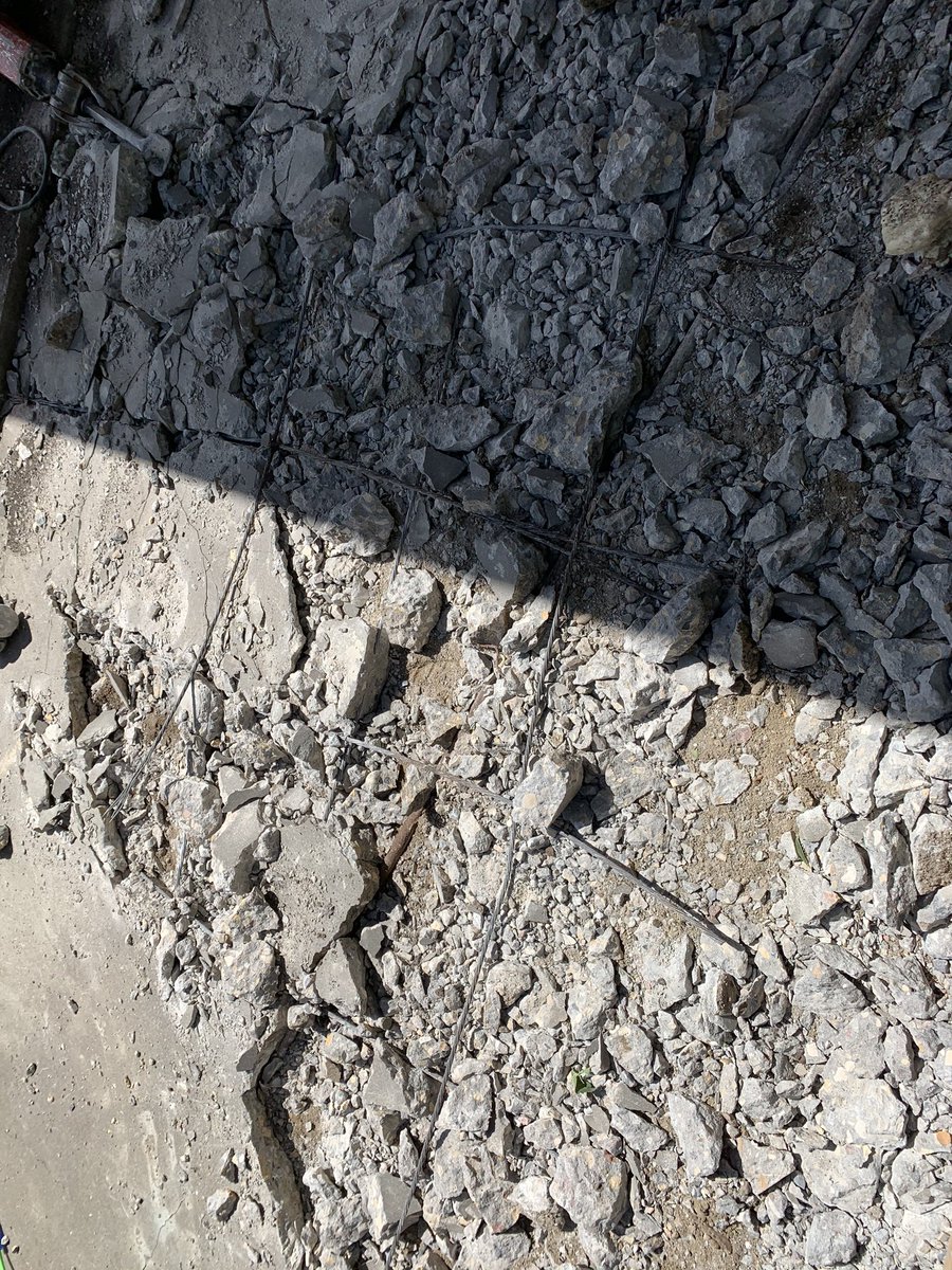 Colossal2020Inc's tweet photo. Oh boy... This was a bit tedious. Work in progress! More concrete demolition by Colossal Construction Inc! Get your free estimate today! 1-306-580-6900 https://t.co/gYlYae5Ucv