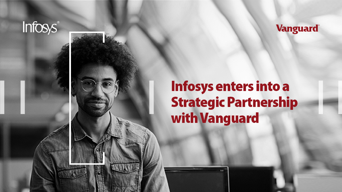 Infosys's tweet photo. Infosys enters into a strategic #partnership with Vanguard to drastically improve the #retirement savings experience for plan participants and sponsors using cutting-edge #digital technologies. More information at https://t.co/VKvAcwi50x https://t.co/89mkPtJGr5