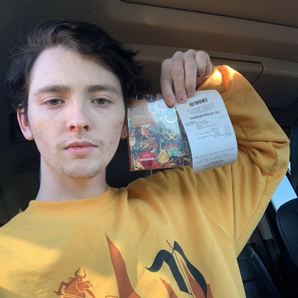 TrundleDay's tweet photo. I’m a little late but I was able to actually afford it so thank you @DGDtheband for putting out an amazing record #AfterburnerTarget https://t.co/RjkY1QuOL1