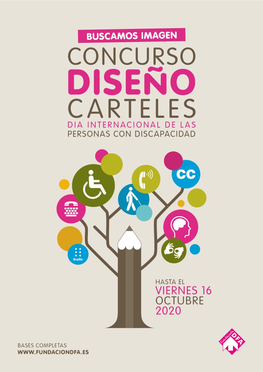 FundacionDfa's tweet photo. 📢 ¡¡Ya está aquí!! Un año más, y van XIV ediciones, #BuscamosImagen del #3D, Día Internacional de las #PersonasconDiscapacidad. ¿Te gusta el diseño, dibujar, la fotografía? ¡Aprovecha toda tu #creatividad y participa! 😊 Tienes toda la info aquí 👉 https://t.co/5nbfqyrRqf https://t.co/69YpQlPRhG