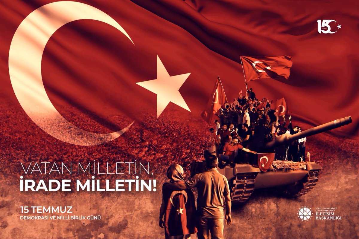 Vatanı uğruna canlarını feda eden aziz şehitlerimizi rahmetle, gazilerimizi şükran ve minnetle anıyoruz.
#15Temmuz
