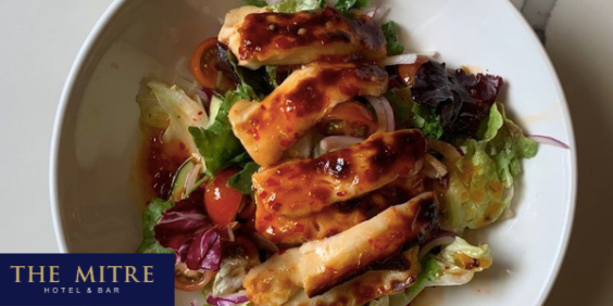MitreManchester's tweet photo. We have some new additions on our Mitre menu including this delicious Halloumi Salad 😍

To try out these amazing new dishes contact us below to book.

📧 reservations@mitrehotel.co.uk

#eatout #eatmanchester #foodiemanchester #pubmanchester #foodie #EatOutHelpOut #manchester https://t.co/7Z5WCCWzRG