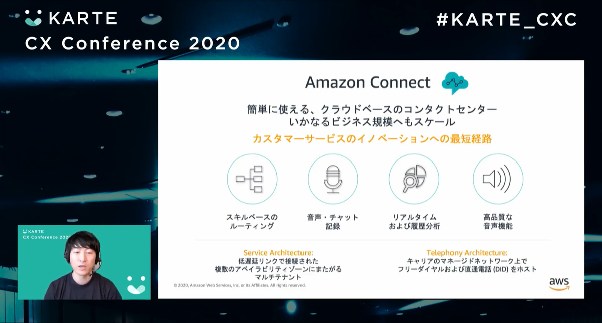 blueecoa's tweet photo. AWSのAmazon Coneectを使ったコンタクトセンターの進化すごい。

問合せしたい時が土日で営業時間外→解決できない→平日一から問合せ＝ストレス　のパターン多いけどシステムとうまく組み合わせることでその場ある程度解決できたらな〜と思うことが多い。

KARTEでも事例つくりたい

#KARTE_CXC https://t.co/ueKNPiD4cp