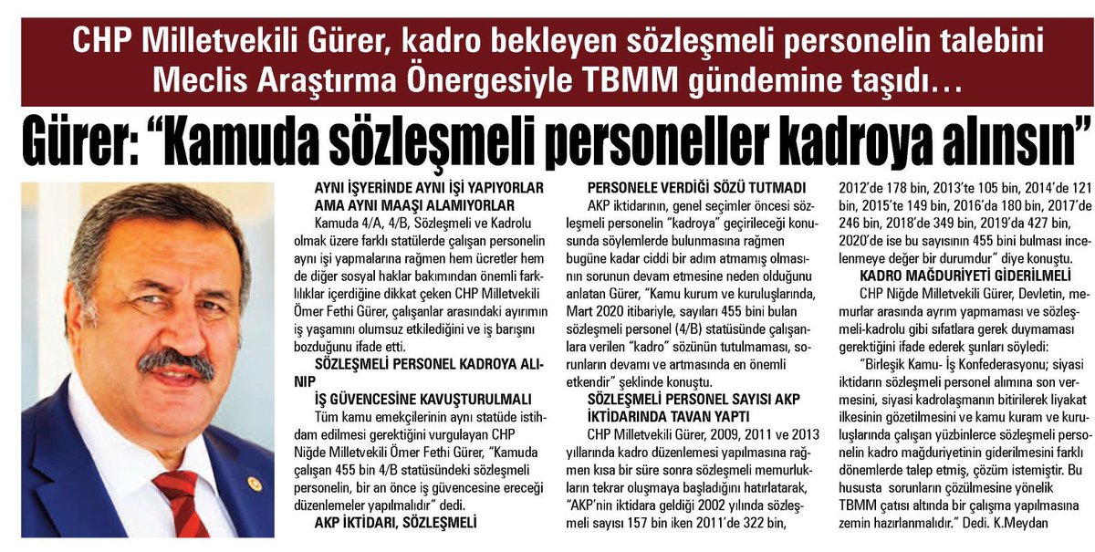 fethigurer's tweet photo. Kamuda sözleşmeli personel 455 bine ulaştı.Kamu ve Belediyelerde sözleşmeli çalışanlar asıl kadroya geçirilmelidir.Kamuda  ve KİT’de çalışan taşeronda kalanlar asıl kadroya alınmalıdır.@krtkulturtv @tele1comtr @halktvcomtr @FOXTurkiye @FOXhaber @ismailsaymaz @murattaylan72 https://t.co/s7bzd4WR0f