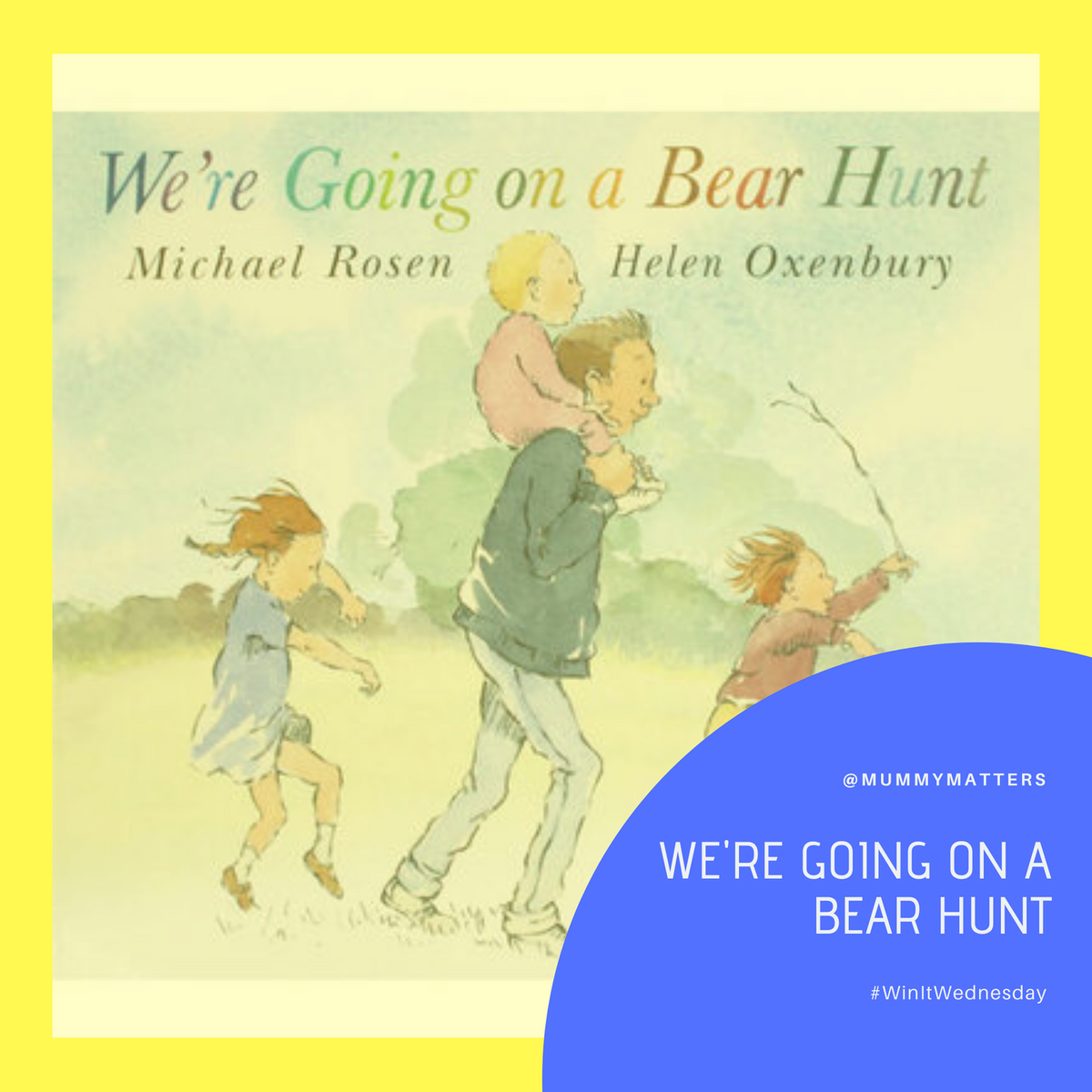 #ad It's #WinItWednesday and it's a favourite for the bookshelf!

* Follow 
<a href="/MummyMatters/">Sabina</a>

and RT to #win We're Going on a Bear Hunt book
* Ends Sunday 19th July 2020 (23.59pm)
* UK entrants only

Full T&amp;C's: bit.ly/2VSt6F9