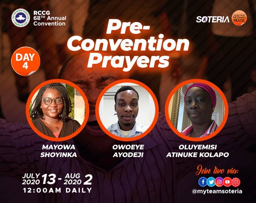 MyTeamSoteria's tweet photo. Are you looking forward to Day 4? Our prayers make a difference. God is doing even greater works in our midst, that men may come to the light of the full liberty of the righteousness Christ won for us!
#pray #Preconvention #prayers #rccgconvention2020 #68thannualconvention #rccg https://t.co/pSF7RhtbJh