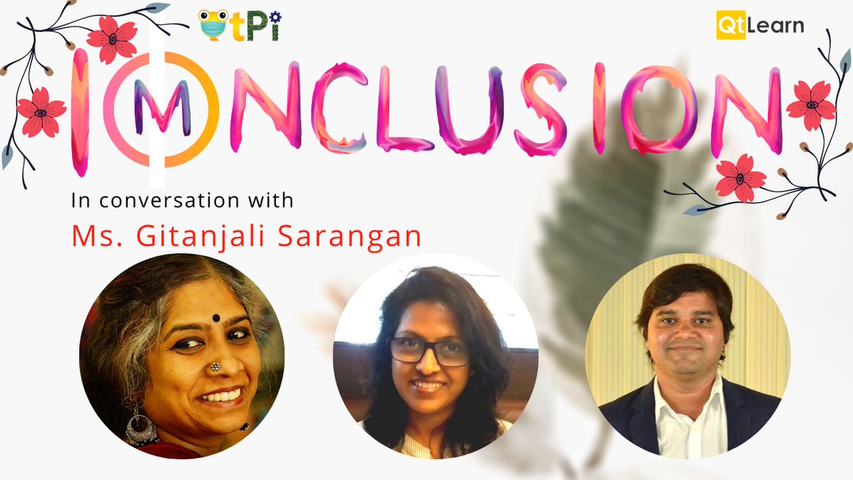 Amrita_HRD's tweet photo. We love #Art bcos of an emotional connect! V hve someone who uses art 2 connect hearts of children whom we label dem as '#ChildrenWithNeeds' or '#DifferentlyAbled'.
Tomorrow evening- https://t.co/XNN7BNFWBf
In conversation with @gitanjali_sf founder of @Snehadhara on #Incusion https://t.co/VFptRReK62
