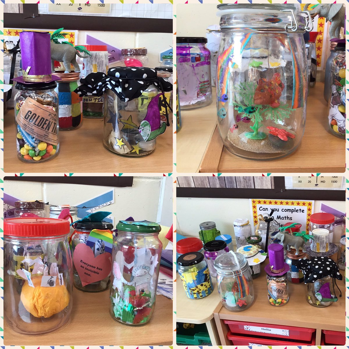 3OMrsBurns's tweet photo. Wonderful Wednesday reminds me of the reading events we had in 3J, Bedtime Stories, World Book Day and I will never forget the amazing Stories In A Jar. They were absolutely amazing. Well done. @MrsJones3J @HollinPrimary https://t.co/Sdr7DbN9sf