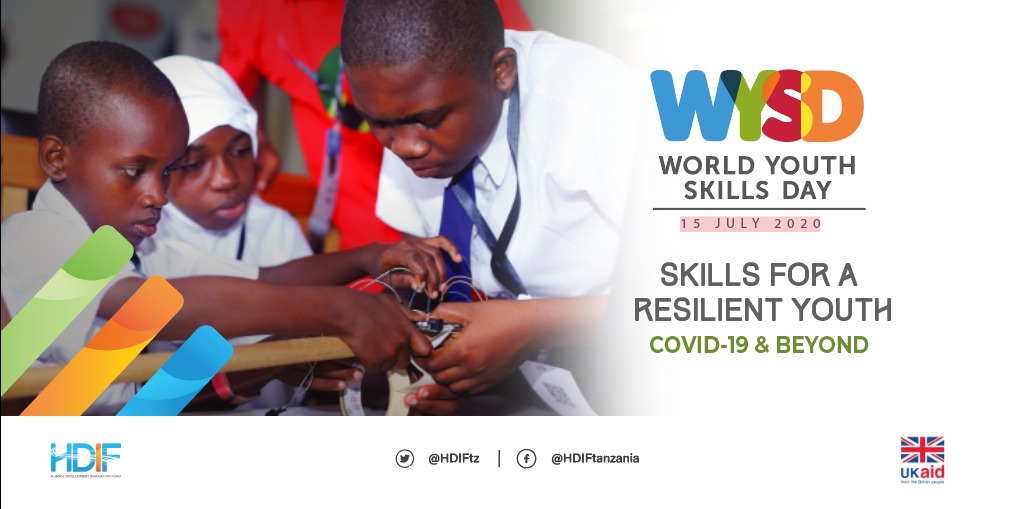 We applaud all youth who have come up with innovations responding to #COVID19 in all sectors including the HDIF COVID19 Response Challenge awardees @taitanzania, <a href="/bitsandbytestz/">Bits & Bytes Tech & Innovation Conference</a>, Mtabe, Visual Aided Stories, Zaidi Recyclers and <a href="/JengaHub/">Jenga Hub</a>. Let's innovate for impact. #WYSD2020
