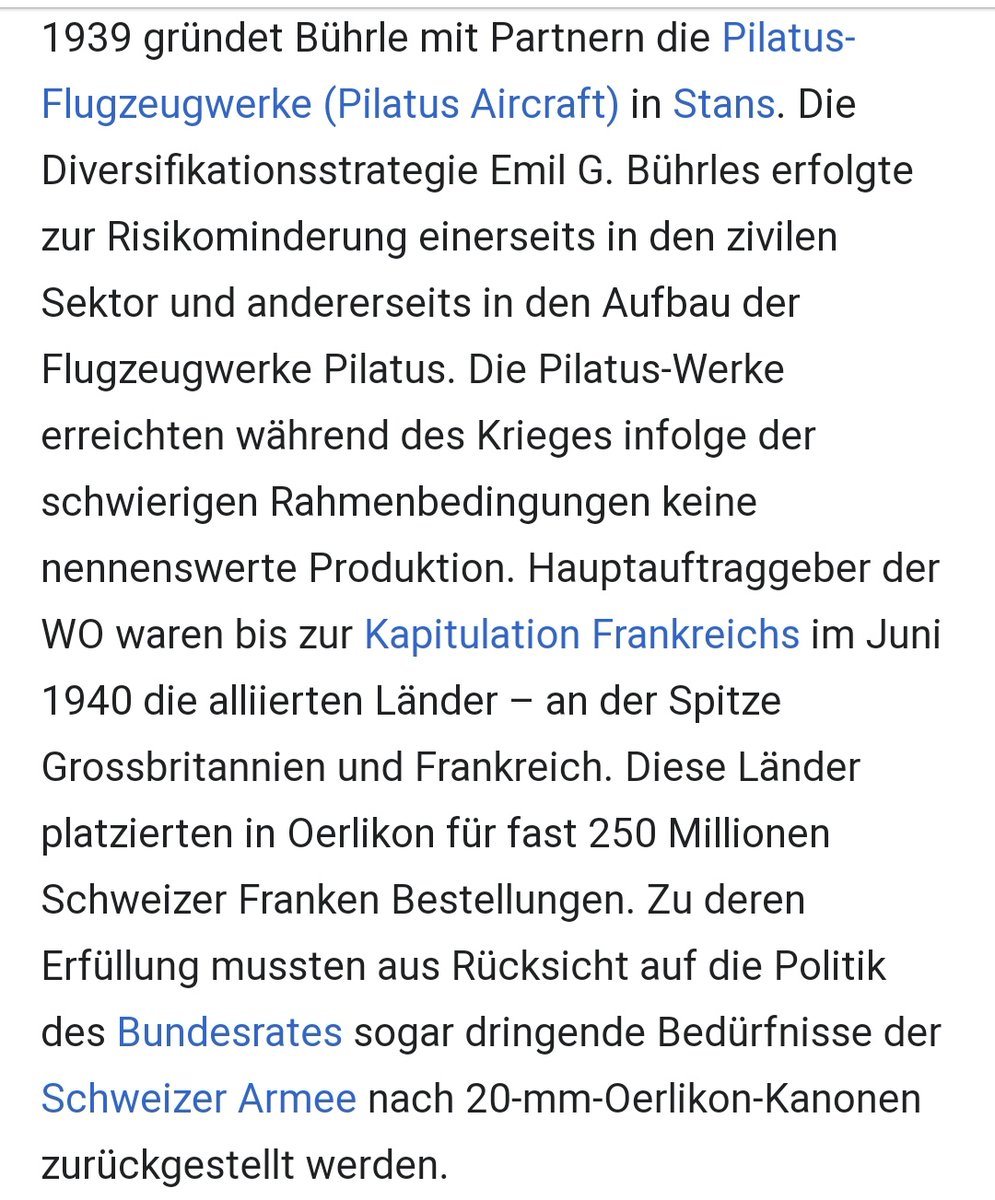JeremiasBaur's tweet photo. @skepteis Sogar dringende Waffenproduktionen für die Schweizer Armee wurden verschoben, um Aufträge für andere Länder zu erfüllen. #Oerlikon #Bührle https://t.co/irhVtMajE7