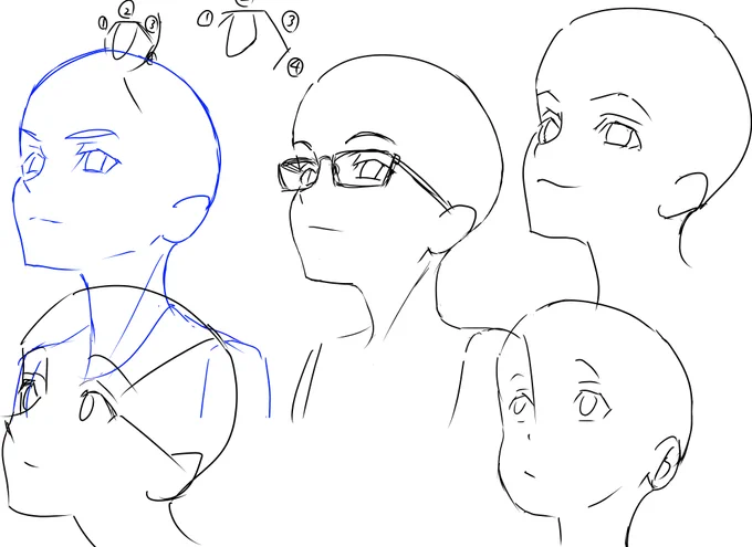 アオリ顔トレスと練習。基本形の理解は進んだ。 