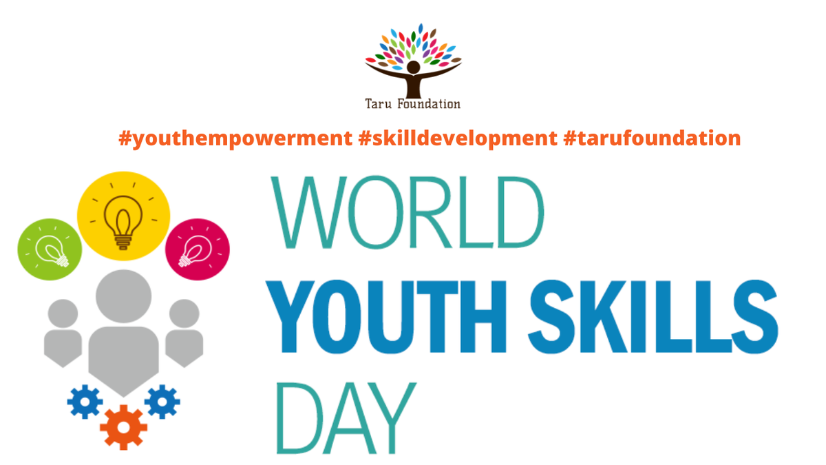 FoundationTaru's tweet photo. #WYSD2020 #tarufoundation #SkillIndiaMission #skilldevelopment #youthempowerment #youngindia #sdg2030 

@parvezhayatips @ManoramaBakshi @subbukusnur @shankargoenka https://t.co/njHc5MCpth