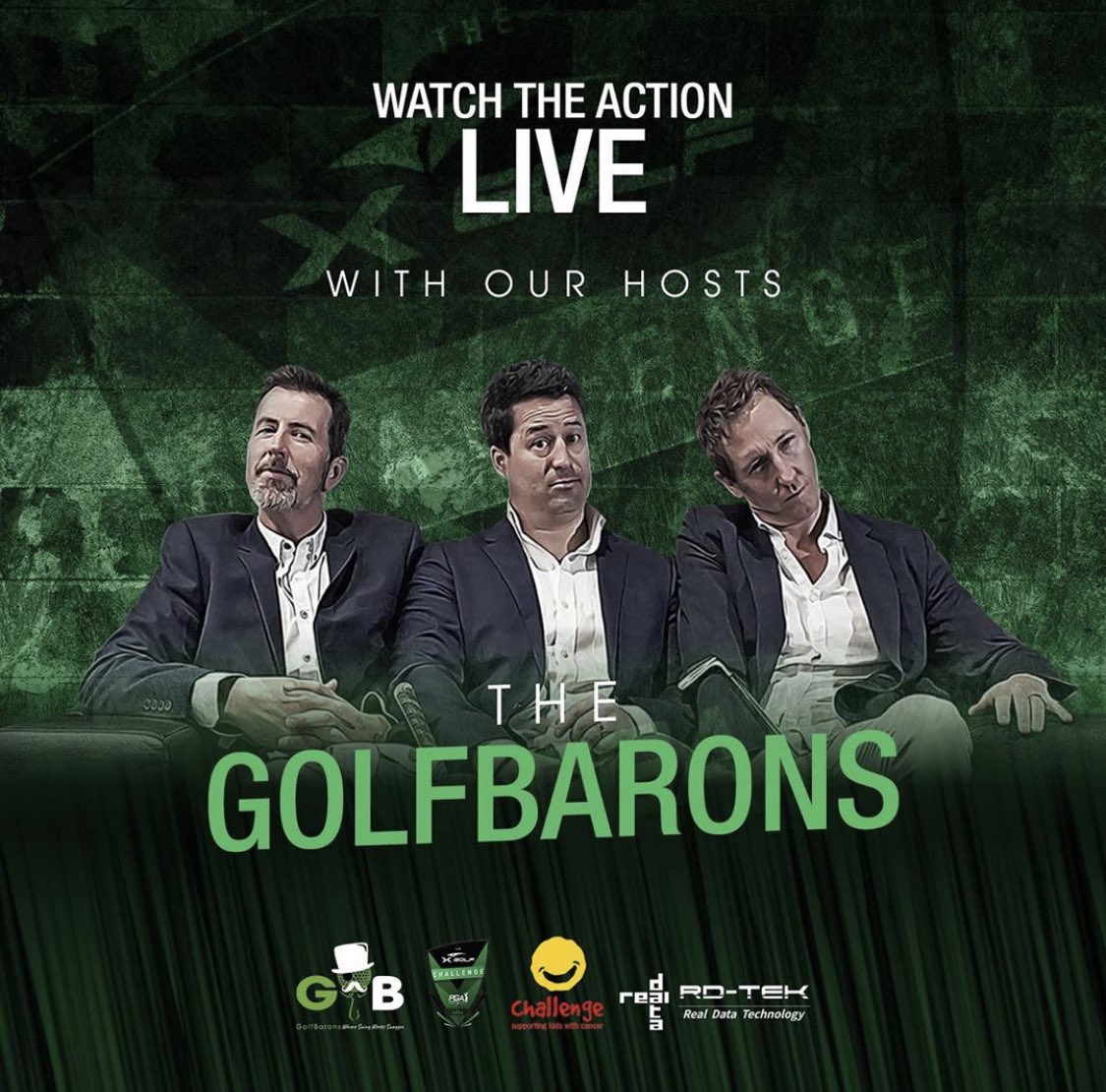 Introducing the hosts of the world-first #XGolfChallenge: <a href="/GolfBarons/">GolfBarons</a>! 

Follow LIVE on the <a href="/PGAofAustralia/">PGA of Australia</a> FB page from 6.20pm AEST ⛳️